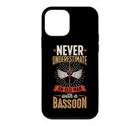 Ne sous-Estimez jamais Un Vieil Homme avec Un basson Coque pour iPhone 12 Mini