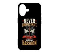 Ne sous-Estimez jamais Un Vieil Homme avec Un basson Coque pour iPhone 17