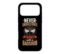 Ne sous-Estimez jamais Un Vieil Homme avec Un basson Coque pour iPhone 17 Pro Max