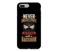 Ne sous-Estimez jamais Un Vieil Homme avec Un basson Coque pour iPhone 7 Plus/8 Plus