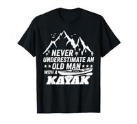 Ne sous-estimez jamais un vieil homme avec un kayak T-Shirt