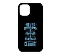 Ne sous-Estimez jamais Un Vieil Homme avec Une Clarinette Coque pour iPhone 12/12 Pro