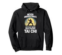Ne sous-estimez jamais un vieil homme qui connaît le grand-père du Tai Chi Sweat à Capuche