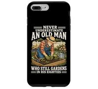 Ne sous-Estimez jamais Un Vieil Homme Qui Jardine Encore dans Ses années 80 Coque pour iPhone 7 Plus/8 Plus
