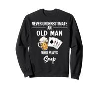 Ne sous-estimez jamais un vieil homme qui joue à Snap Sweatshirt