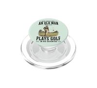 Ne sous-Estimez jamais Un Vieil Homme Qui Joue Encore au Golf dans Les années 70 PopSockets PopGrip pour MagSafe