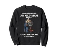Ne sous-Estimez jamais Un Vieil Homme Qui Tourne Encore des clés Sweatshirt