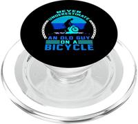 Ne sous-estimez jamais un vieil homme sur un vélo drôle de cyclisme PopSockets PopGrip pour MagSafe
