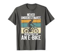 Ne sous-Estimez jamais Un Vieil Homme sur Un vélo électrique T-Shirt