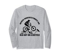 Ne sous-Estimez jamais Un Vieil Homme sur Un vélo Manche Longue
