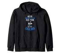 Ne sous-Estimez Jamais Un Vieux Marin Passionné Sweat à Capuche