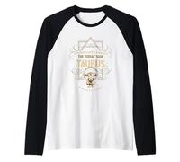 Ne sous-Estimez jamais Une Femme avec Le Signe du Zodiaque Taureau Manche Raglan