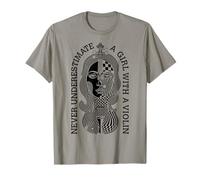 Ne sous-Estimez jamais Une Fille avec Une violoniste violoniste T-Shirt