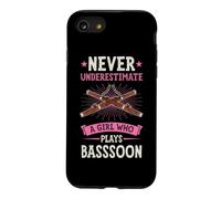 Ne sous-Estimez jamais Une Fille Qui Joue au basson Coque pour iPhone SE (2020) / 7/8