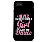Ne sous-estimez jamais une fille qui tapote de danse Coque pour iPhone SE (2020) / 7 / 8