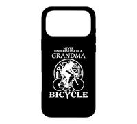 Ne sous-Estimez jamais Une Grand-mère avec Un vélo drôle Coque pour iPhone 17 Pro Max