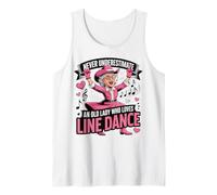 Ne sous-Estimez jamais Une Vieille Dame Qui Aime la Danse en Débardeur