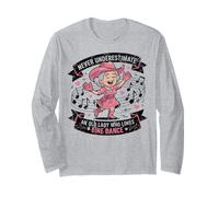 Ne sous-Estimez jamais Une Vieille Dame Qui Aime la Danse en Manche Longue