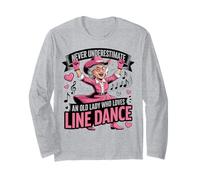 Ne sous-Estimez jamais Une Vieille Dame Qui Aime la Danse en Manche Longue