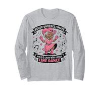 Ne sous-Estimez jamais Une Vieille Dame Qui Aime la Danse en Manche Longue