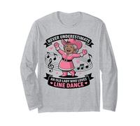 Ne sous-Estimez jamais Une Vieille Dame Qui Aime la Danse en Manche Longue