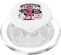 Ne sous-Estimez jamais Une Vieille Dame Qui Aime la Danse en PopSockets PopGrip pour MagSafe