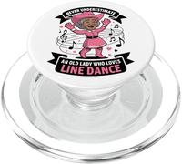 Ne sous-Estimez jamais Une Vieille Dame Qui Aime la Danse en PopSockets PopGrip pour MagSafe