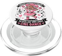 Ne sous-Estimez jamais Une Vieille Dame Qui Aime la Danse en PopSockets PopGrip pour MagSafe