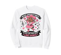 Ne sous-Estimez jamais Une Vieille Dame Qui Aime la Danse en Sweatshirt