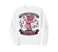 Ne sous-Estimez jamais Une Vieille Dame Qui Aime la Danse en Sweatshirt