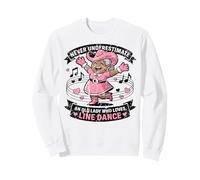 Ne sous-Estimez jamais Une Vieille Dame Qui Aime la Danse en Sweatshirt