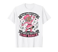 Ne sous-Estimez jamais Une Vieille Dame Qui Aime la Danse en T-Shirt