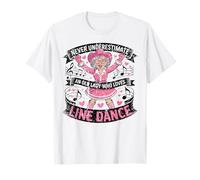 Ne sous-Estimez jamais Une Vieille Dame Qui Aime la Danse en T-Shirt