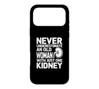 Ne sous-Estimez jamais Une Vieille Femme avec Un Rein Coque pour iPhone 17 Pro Max