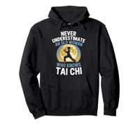 Ne sous-estimez jamais une vieille femme qui connaît la grand-mère du Tai Chi Sweat à Capuche