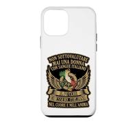 Ne sous-évaluer Mai Una Donna Con Sangue Italiano Graphic Coque pour iPhone 12 Mini