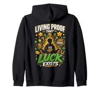 Ne sous Une Bonne Etoile Design Jackpot Fortune Sweat à Capuche