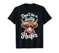 Ne Soyez Pas Un Amateur de génisses salées, drôle de Vache des Highlands T-Shirt
