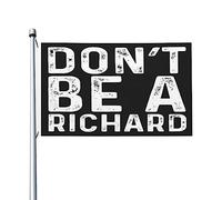 Ne soyez pas un drapeau Richard 3x5 extérieur double face drapeaux vintage bannière extérieure pour l'extérieur 3x5 pieds, ne soyez pas une tapisserie Richard pour la chambre