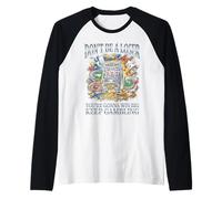 Ne Soyez Pas Un perdant, continuez à Jouer à Funny Gambler Last Vegas Manche Raglan