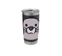 Ne soyez pas un phoque Gobelet isotherme en acier inoxydable double paroi