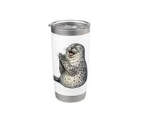 Ne soyez pas un phoque Gobelet isotherme en acier inoxydable double paroi