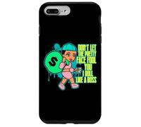 Ne Te Laisse Pas Berner, Je Roule comme Un Boss, Une sœur Noire Coque pour iPhone 7 Plus/8 Plus