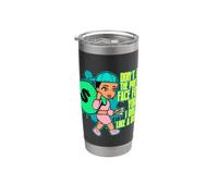 Ne te laisse pas berner, je roule comme un boss, une sœur noire Gobelet isotherme en acier inoxydable double paroi