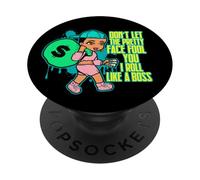 Ne Te Laisse Pas Berner, Je Roule comme Un Boss, Une sœur Noire PopSockets PopGrip Adhésif