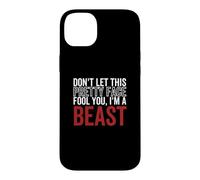 Ne Te Laisse Pas Tromper par ce Joli Visage, Je suis Un Beast Wrestling Coque pour iPhone 14 Plus