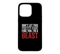 Ne Te Laisse Pas Tromper par ce Joli Visage, Je suis Un Beast Wrestling Coque pour iPhone 15 Pro Max