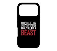 Ne Te Laisse Pas Tromper par ce Joli Visage, Je suis Un Beast Wrestling Coque pour iPhone 17 Pro