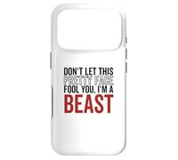 Ne Te Laisse Pas Tromper par ce Joli Visage, Je suis Un Beast Wrestling Coque pour iPhone 17 Pro