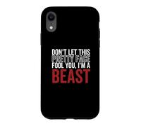 Ne Te Laisse Pas Tromper par ce Joli Visage, Je suis Un Beast Wrestling Coque pour iPhone XR